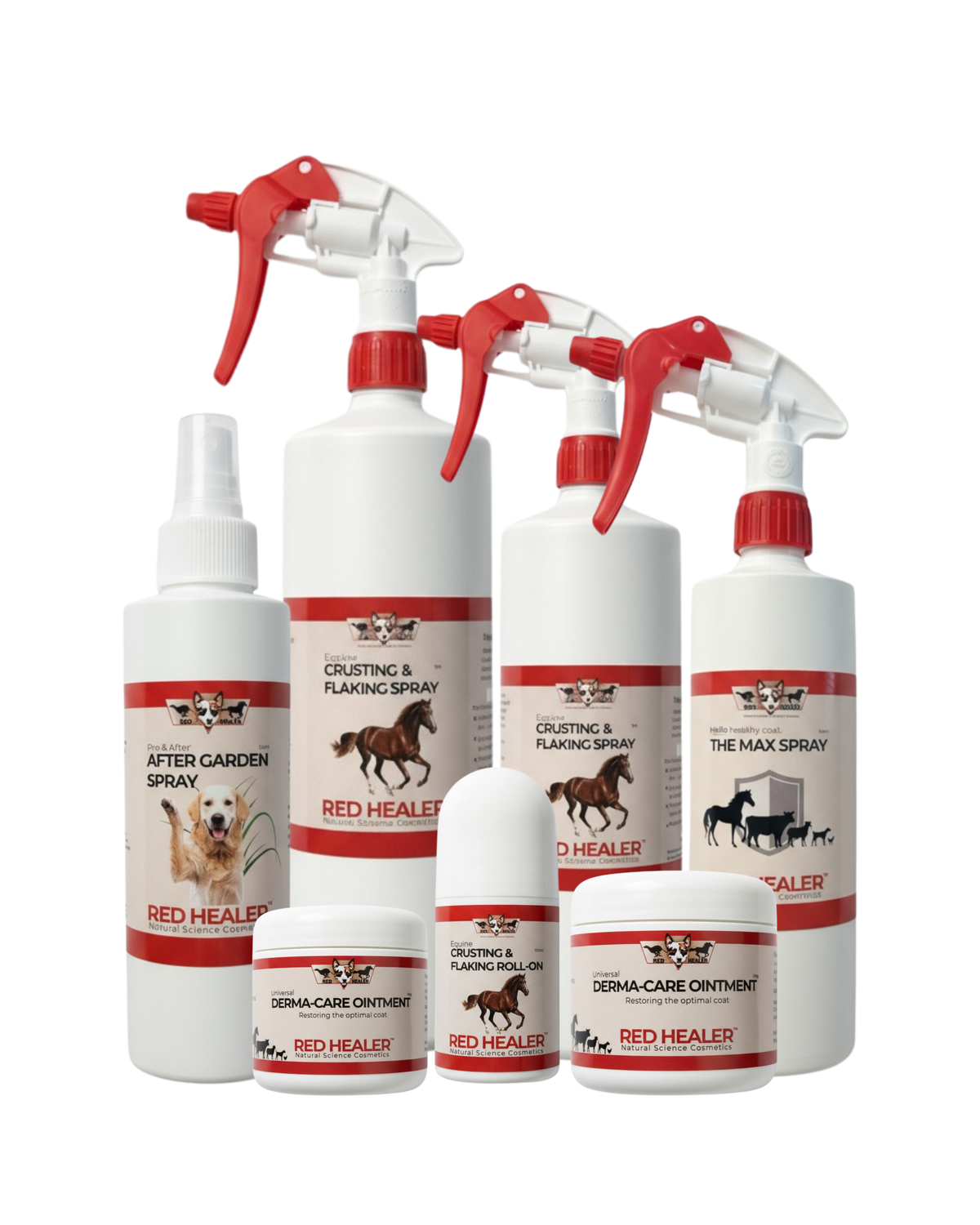 The successful Red Healer range